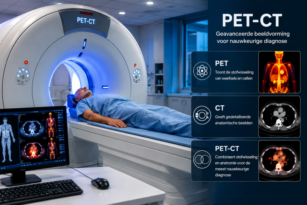 PET-CT scanner met patiënt