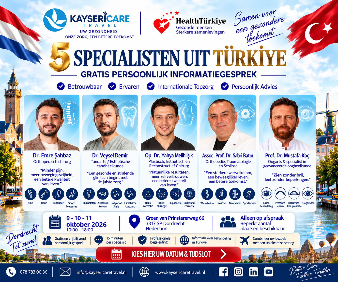 Gratis persoonlijk informatiegesprek met een medisch specialist